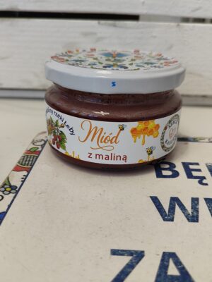 Miód z maliną 250ml