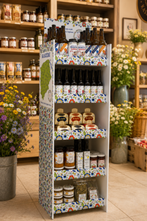 Stand z produktami