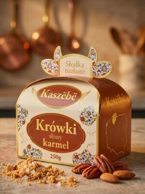 Krówki słony karmel kuferek 250g