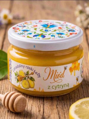 Miód z cytryną 250ml/300g