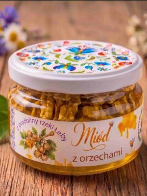 Miód z orzechami 250ml/300g