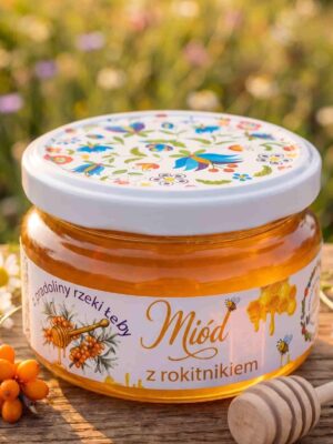 Miód z rokitnikiem 250ml/300g