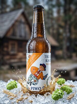 Piwo 0% Trzeźwy Kaszub na dzień 500ml